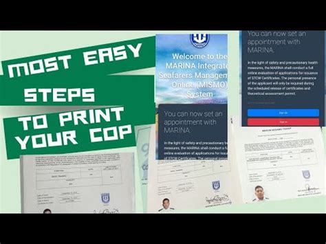 How to check and print COP's (Certificate of Proficiency.